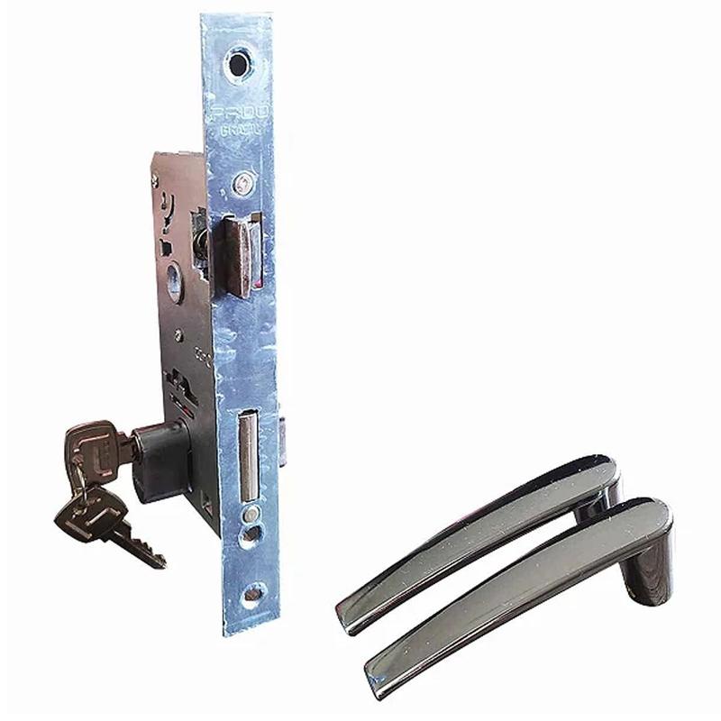 Fechadura Porta Pado Cromado Roseta Zm Concept 401-40ce 55